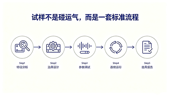 試樣不是碰運(yùn)氣，而是一套標(biāo)準(zhǔn)流程