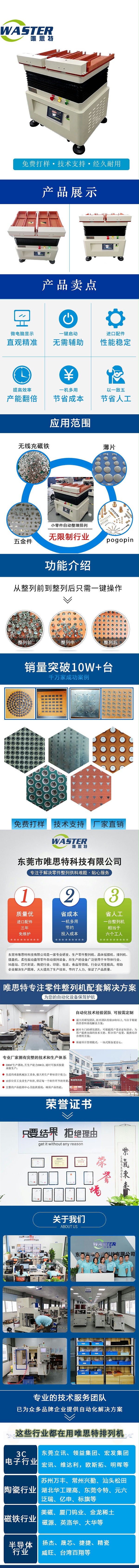 唯思特整列機
