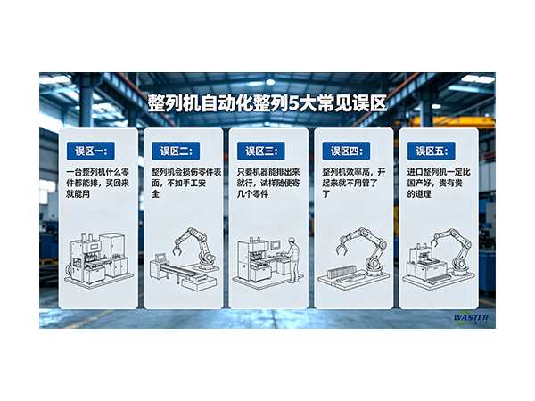 自動化整列的5個常見誤區(qū)，你中了幾個？